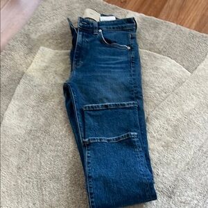 Classic Blue Straight Leg Jeans